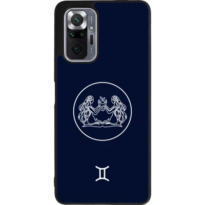 Xiaomi Redmi Note 10 Pro Max Case Hülle - Silikon schwarz Astrologie Zwillinge