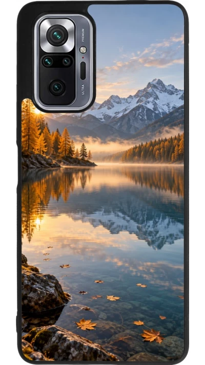 Xiaomi Redmi Note 10 Pro Max Case Hülle - Silikon schwarz Autumn 26 Autumn lake
