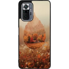 Xiaomi Redmi Note 10 Pro Max Case Hülle - Silikon schwarz Autumn 26 Autumn leaf