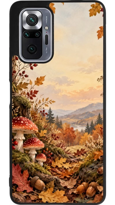 Xiaomi Redmi Note 10 Pro Max Case Hülle - Silikon schwarz Autumn 26 Illustrated Autumn
