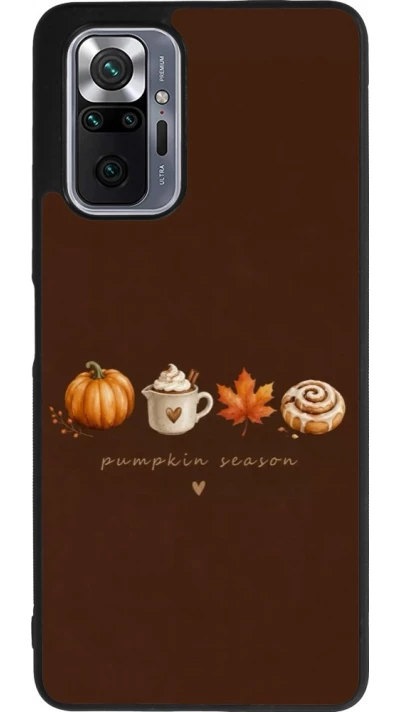 Xiaomi Redmi Note 10 Pro Max Case Hülle - Silikon schwarz Autumn 26 Pumpkin season