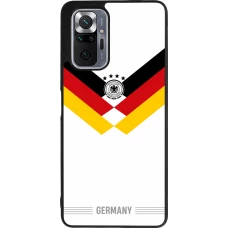 Xiaomi Redmi Note 10 Pro Max Case Hülle - Silikon schwarz Deutschland 2026 personalisierbares Fussballtrikot