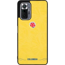 Xiaomi Redmi Note 10 Pro Max Case Hülle - Silikon schwarz Kolumbien 2026 personalisierbares Fussballtrikot