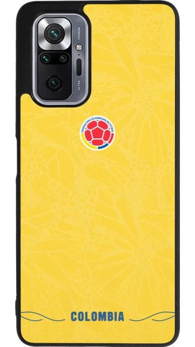 Xiaomi Redmi Note 10 Pro Max Case Hülle - Silikon schwarz Kolumbien 2026 personalisierbares Fussballtrikot