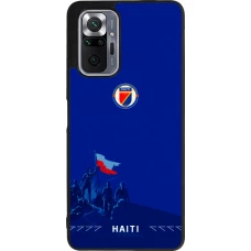 Coque Xiaomi Redmi Note 10 Pro Max - Silicone rigide noir Maillot de football Haiti 2026 personnalisable