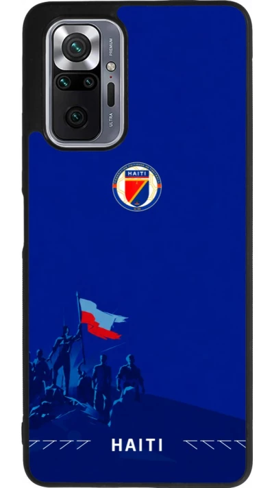 Xiaomi Redmi Note 10 Pro Max Case Hülle - Silikon schwarz Haiti 2026 personalisierbares Fussballtrikot