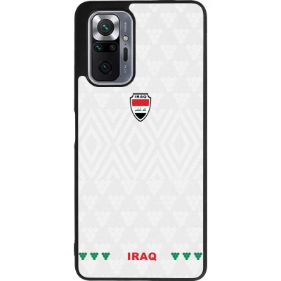 Coque Xiaomi Redmi Note 10 Pro Max - Silicone rigide noir Maillot de football Irak 2026 personnalisable