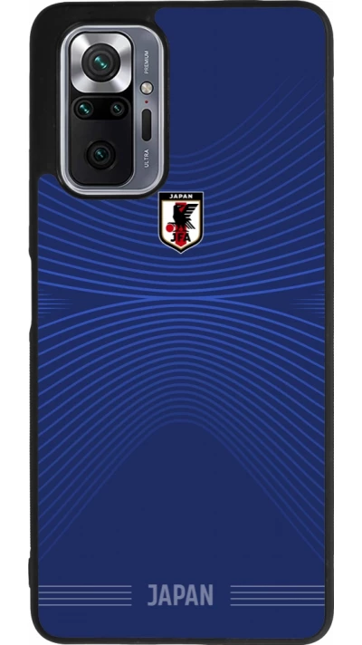 Xiaomi Redmi Note 10 Pro Max Case Hülle - Silikon schwarz Japan 2026 personalisierbares Fussballtrikot
