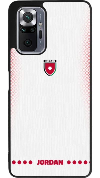 Xiaomi Redmi Note 10 Pro Max Case Hülle - Silikon schwarz Jordanien 2026 personalisierbares Fussballtrikot