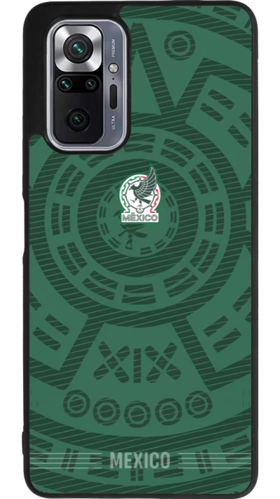 Xiaomi Redmi Note 10 Pro Max Case Hülle - Silikon schwarz Mexiko 2026 personalisierbares Fussballtrikot