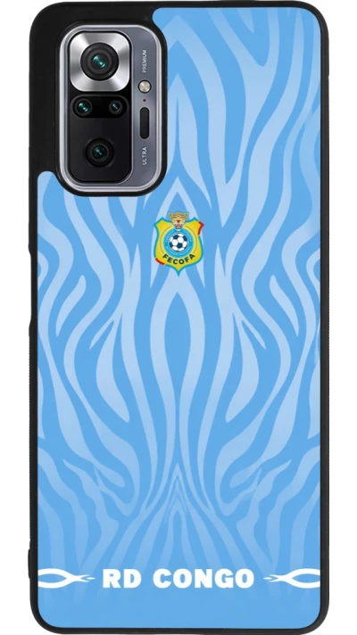 Coque Xiaomi Redmi Note 10 Pro Max - Silicone rigide noir Maillot de football RD Congo 2026 personnalisable