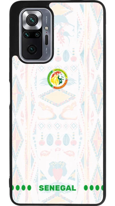 Xiaomi Redmi Note 10 Pro Max Case Hülle - Silikon schwarz Senegal 2026 personalisierbares Fussballtrikot