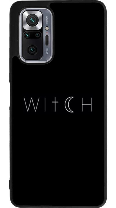 Xiaomi Redmi Note 10 Pro Max Case Hülle - Silikon schwarz Halloween 22 witch word