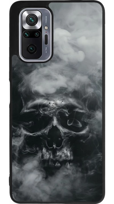 Xiaomi Redmi Note 10 Pro Max Case Hülle - Silikon schwarz Halloween 2024 smoky skull