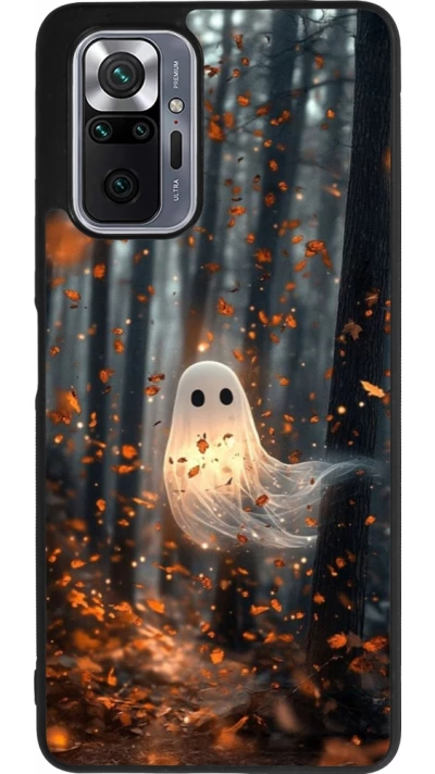 Xiaomi Redmi Note 10 Pro Max Case Hülle - Silikon schwarz Halloween 2025 Ghost in the forest