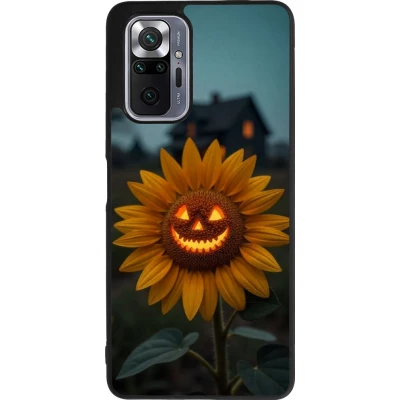 Coque Xiaomi Redmi Note 10 Pro Max - Silicone rigide noir Halloween 2026 Evil Sunflower