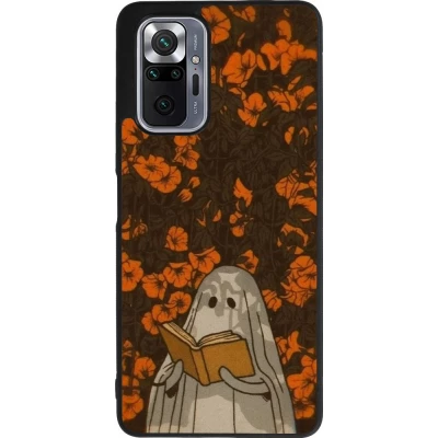 Coque Xiaomi Redmi Note 10 Pro Max - Silicone rigide noir Halloween 2026 Ghost reading