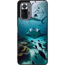 Xiaomi Redmi Note 10 Pro Max Case Hülle - Silikon schwarz Manta Lagune Reinigung