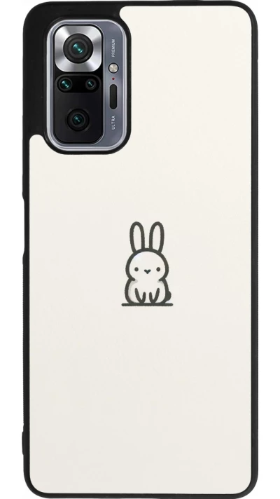 Xiaomi Redmi Note 10 Pro Max Case Hülle - Silikon schwarz Minimal Häschen Süße