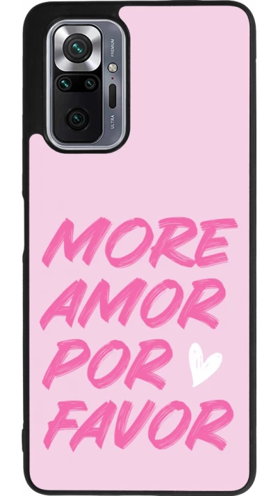 Xiaomi Redmi Note 10 Pro Max Case Hülle - Silikon schwarz More amor porfavor