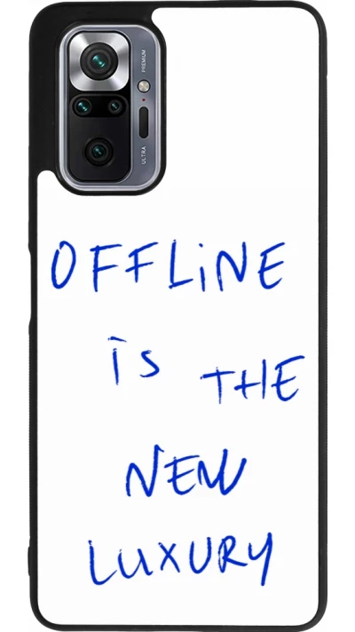 Xiaomi Redmi Note 10 Pro Max Case Hülle - Silikon schwarz Offline is the new luxury