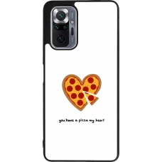 Xiaomi Redmi Note 10 Pro Max Case Hülle - Silikon schwarz Saint Valentines Day 26 You have my pizza heart