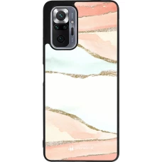 Xiaomi Redmi Note 10 Pro Max Case Hülle - Silikon schwarz Shimmering Orange