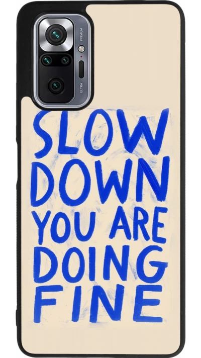 Xiaomi Redmi Note 10 Pro Max Case Hülle - Silikon schwarz Slow down 2026