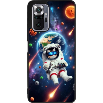 Coque Xiaomi Redmi Note 10 Pro Max - Silicone rigide noir VR SpaceCat Odyssey