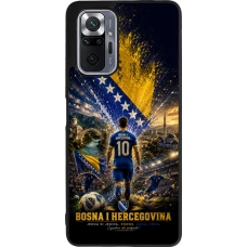 Xiaomi Redmi Note 10 Pro Max Case Hülle - Silikon schwarz Fussball Bosnien und Herzegowina splash 2026