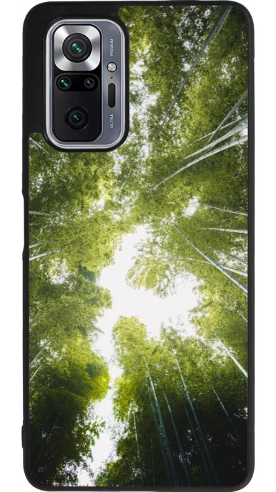 Xiaomi Redmi Note 10 Pro Max Case Hülle - Silikon schwarz Spring 23 forest blue sky