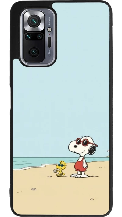 Xiaomi Redmi Note 10 Pro Max Case Hülle - Silikon schwarz Snoopy on the beach Summer 2026