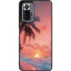Xiaomi Redmi Note 10 Pro Max Case Hülle - Silikon schwarz Watch more sunsets Summer 2026