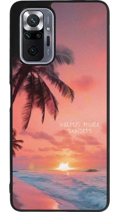 Xiaomi Redmi Note 10 Pro Max Case Hülle - Silikon schwarz Watch more sunsets Summer 2026