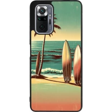 Xiaomi Redmi Note 10 Pro Max Case Hülle - Silikon schwarz Surf Paradise