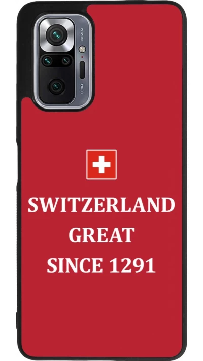 Xiaomi Redmi Note 10 Pro Max Case Hülle - Silikon schwarz Switzerland Great Since 1291