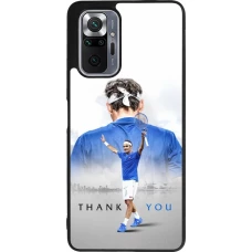 Xiaomi Redmi Note 10 Pro Max Case Hülle - Silikon schwarz Thank you Roger