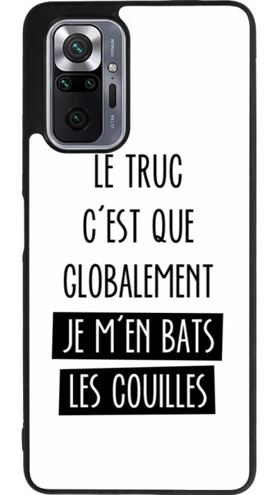 Xiaomi Redmi Note 10 Pro Max Case Hülle - Silikon schwarz Le truc globalement bats les couilles