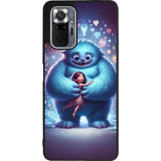 Xiaomi Redmi Note 10 Pro Max Case Hülle - Silikon schwarz Valentin 2024 Flauschige Liebe