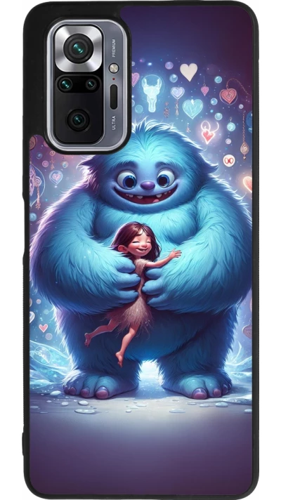 Xiaomi Redmi Note 10 Pro Max Case Hülle - Silikon schwarz Valentin 2024 Flauschige Liebe
