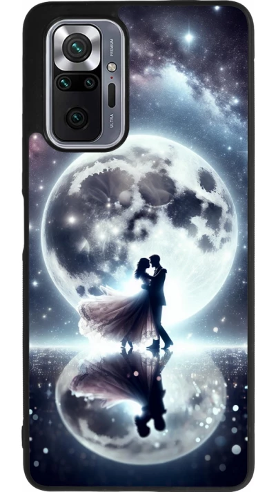 Xiaomi Redmi Note 10 Pro Max Case Hülle - Silikon schwarz Valentin 2024 Liebe unter dem Mond