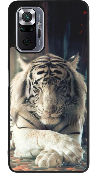 Xiaomi Redmi Note 10 Pro Max Case Hülle - Silikon schwarz Zen Tiger