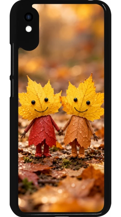 Coque Xiaomi Redmi 9A - Autumn 26 Couple of leaves