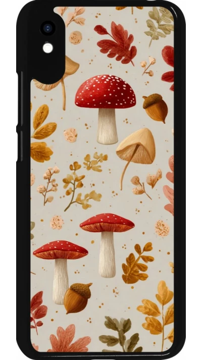 Coque Xiaomi Redmi 9A - Autumn 26 Mushrooms and leaves