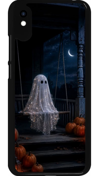 Coque Xiaomi Redmi 9A - Halloween 2026 Ghost on a swing