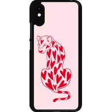 Xiaomi Redmi 9A Case Hülle - Leopard with hearts 2026