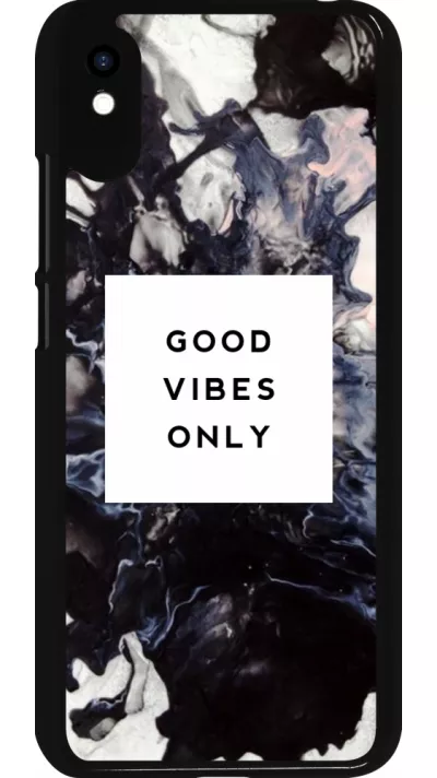 Coque Xiaomi Redmi 9A - Marble Good Vibes Only