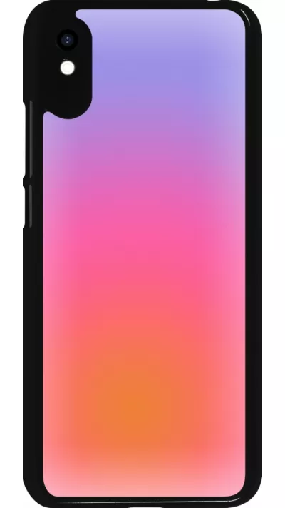 Coque Xiaomi Redmi 9A - Orange Pink Blue Gradient
