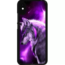 Xiaomi Redmi 9A Case Hülle - Purple Sky Wolf
