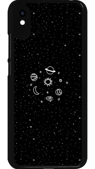 Xiaomi Redmi 9A Case Hülle - Space Doodle